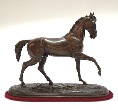 Edouard Paul Delabrierre (1829-1912)
Cheval
Bronze,...