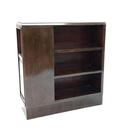 Petite étagère art déco en bois de placage....