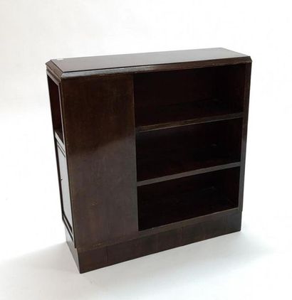 Petite étagère art déco en bois de placage....