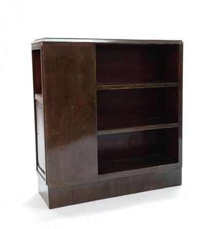 Petite étagère art déco en bois de placage....