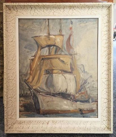 Marcel L'ENFANT. Le navire Saint Charles...