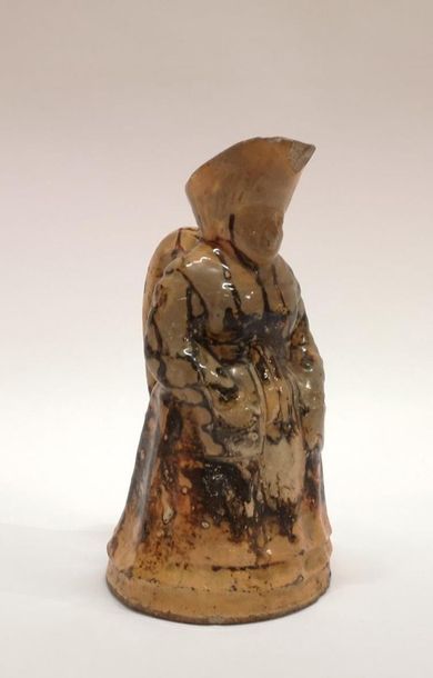 Pichet anthropomorphe. XIXe. Haut. 23 cm...