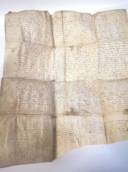Ensemble de 43 documents des XVème au XIXème...