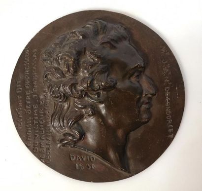 Pierre-Jean DAVID D'ANGERS (1788-1856). CONDORCET...