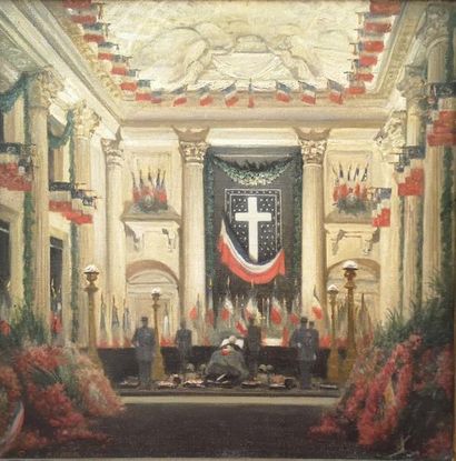 Louis ROGER (1874-1953)
La cérémonie funèbre...