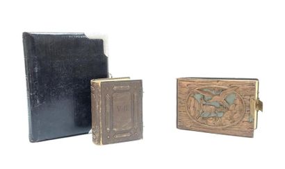 Album de photos musical, la reliure en bois...