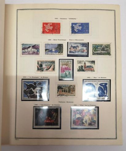 Album de timbres poste: France, divers