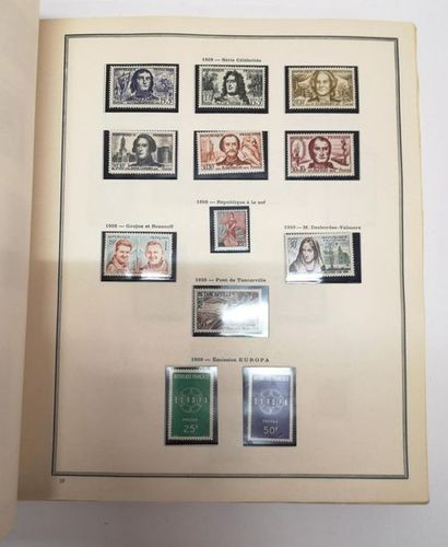 Album de timbres poste: France, divers