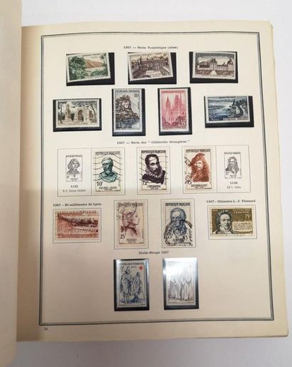 Album de timbres poste: France, divers
