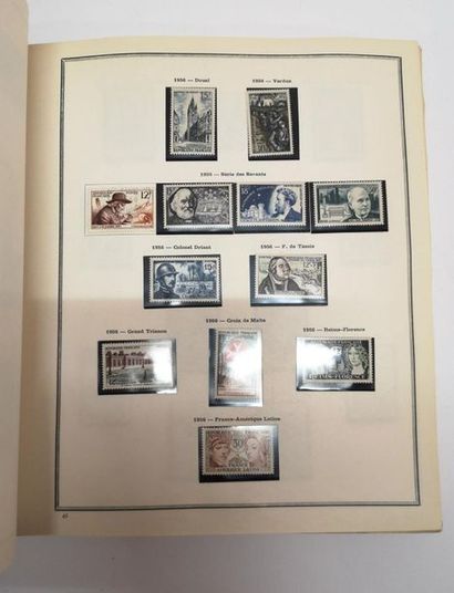 Album de timbres poste: France, divers