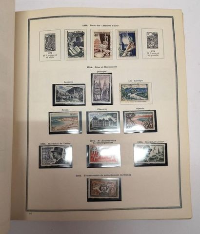 Album de timbres poste: France, divers