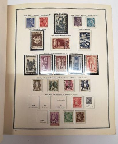 Album de timbres poste: France, divers