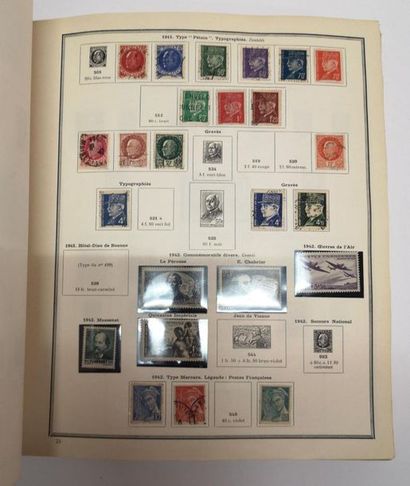 Album de timbres poste: France, divers