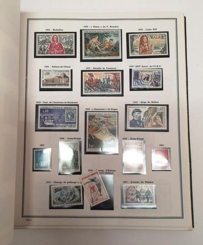 Album de timbres poste: France, divers