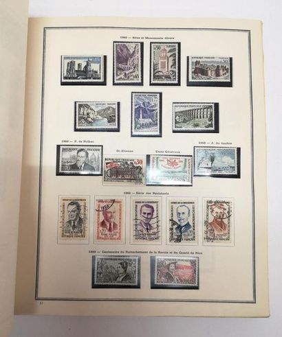 Album de timbres poste: France, divers