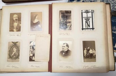 Album de photos et portraits divers: familles...