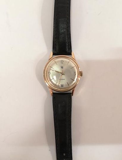 LIP. Bracelet-montre d'homme Calendrier en...