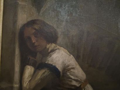 Hippolyte FOURNIER (1853-1926). Jeanne d'Arc...