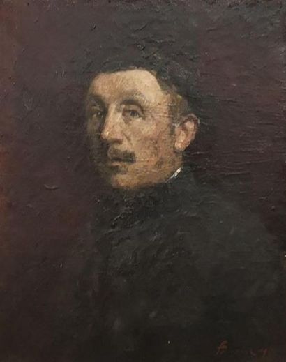 Hippolyte FOURNIER (1853-1926). Portrait...