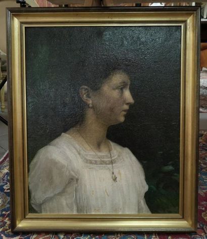 Hippolyte FOURNIER (1853-1926). Portrait...