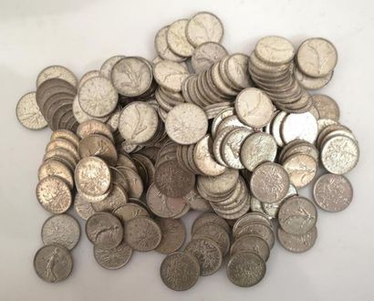 189 pièces de 5 FF Semeuse en argent