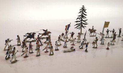 lot de 50 soldats de plomb de l Ancien Régime,...