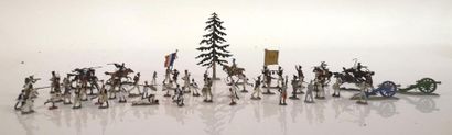 lot de 50 soldats de plomb de l Ancien Régime,...