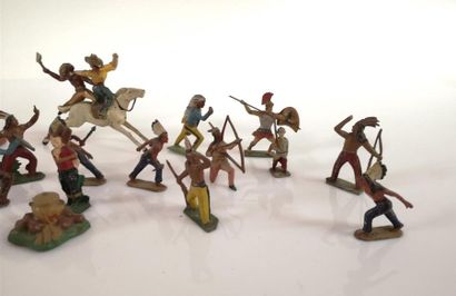 Lot en alliage de plomb Western indien: 20...