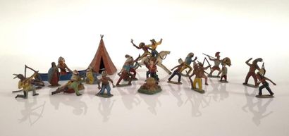 Lot en alliage de plomb Western indien: 20...