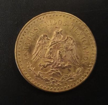 1 monnaie en or : 50 pesos Mexique 1821 -...