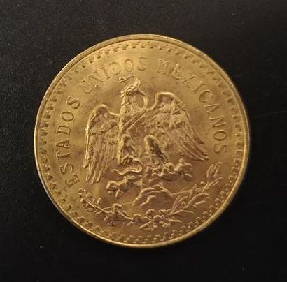 1 monnaie en or : 50 pesos Mexique 1821 -...