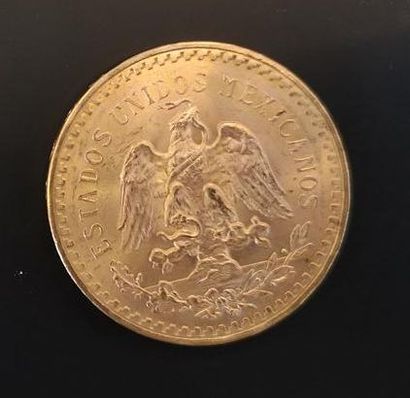 1 monnaie en or : 50 pesos Mexique 1821 -...