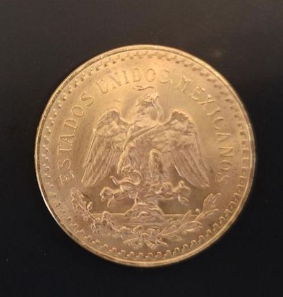 1 monnaie en or : 50 pesos Mexique 1821 -...