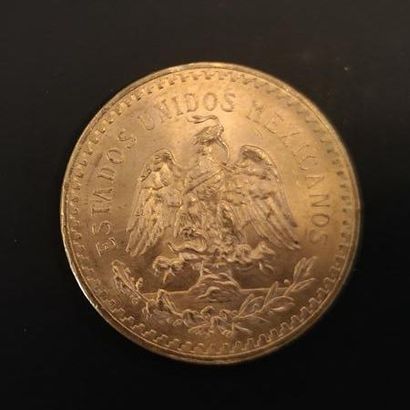 1 monnaie en or : 50 pesos Mexique 1821 -...
