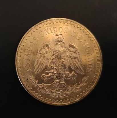 1 monnaie en or : 50 pesos Mexique 1821 -...