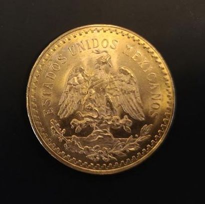 1 monnaie en or : 50 pesos Mexique 1821 -...