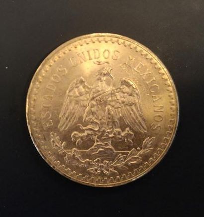 1 monnaie en or : 50 pesos Mexique 1821 -...