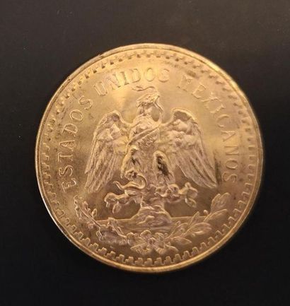1 monnaie en or : 50 pesos Mexique 1821 -...