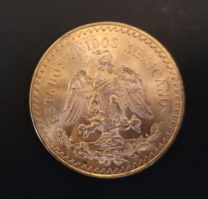 1 monnaie en or : 50 pesos Mexique 1821 -...