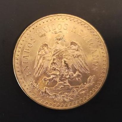 1 monnaie en or : 50 pesos Mexique 1821 -...