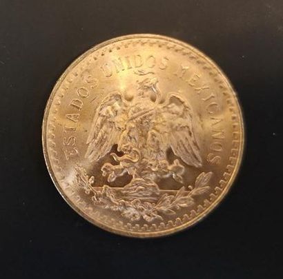 1 monnaie en or : 50 pesos Mexique 1821 -...