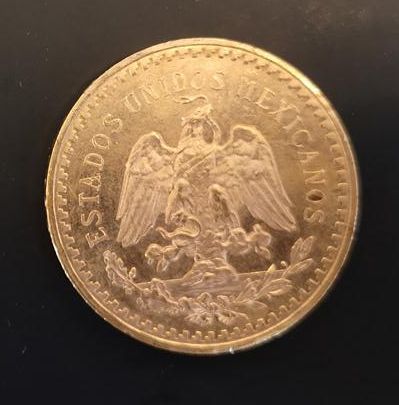 1 monnaie en or : 50 pesos Mexique 1821 -...