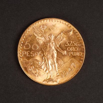 1 monnaie en or: 50 pesos Mexique 1947