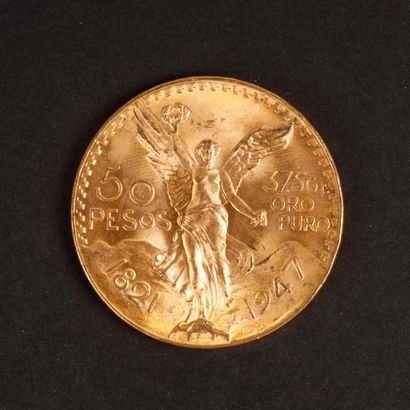1 monnaie en or: 50 pesos Mexique 1947