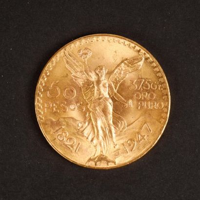 1 monnaie en or: 50 pesos Mexique 1947
