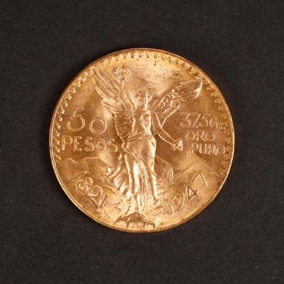 1 monnaie en or: 50 pesos Mexique 1947