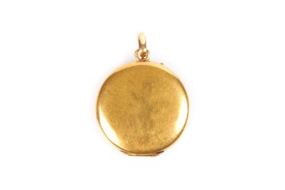 Pendentif porte-photo en or (vide - sans...