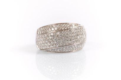 Bague en or blanc 