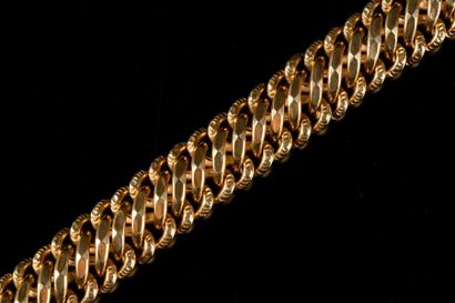 Bracelet en or maille américaine. 18,25 g....