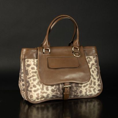 LONGCHAMP.Sac à main modèle Balzane en toile...